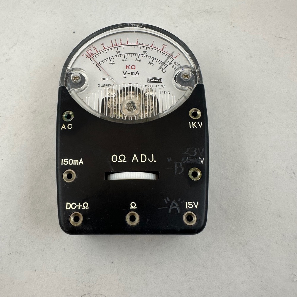 Calrad TK-101 V-mA Multimeter Tester Vintage Electrical Tool‎ Japan